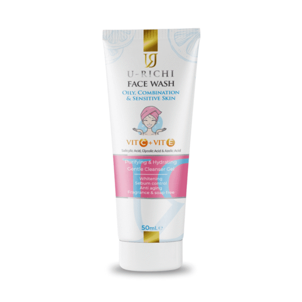 يوريتشي غسول للبشرة الدهنية والمختلطة والحساسة 50 مل