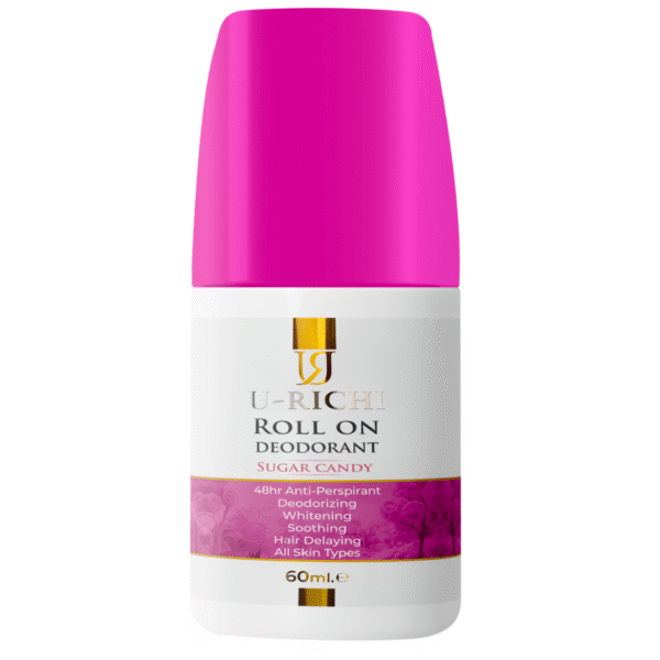 يوريتشي رول اون تفتيح ومزيل عرق شوجار كاندي 60 مل