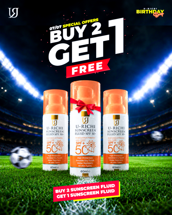 يوريتشي صن سكرين فلويد Buy 2 Get 1