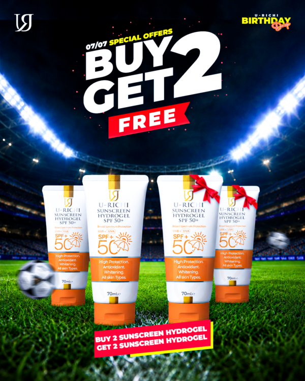 يوريتشي صن سكرين هيدرو جل Buy 2 Get 2