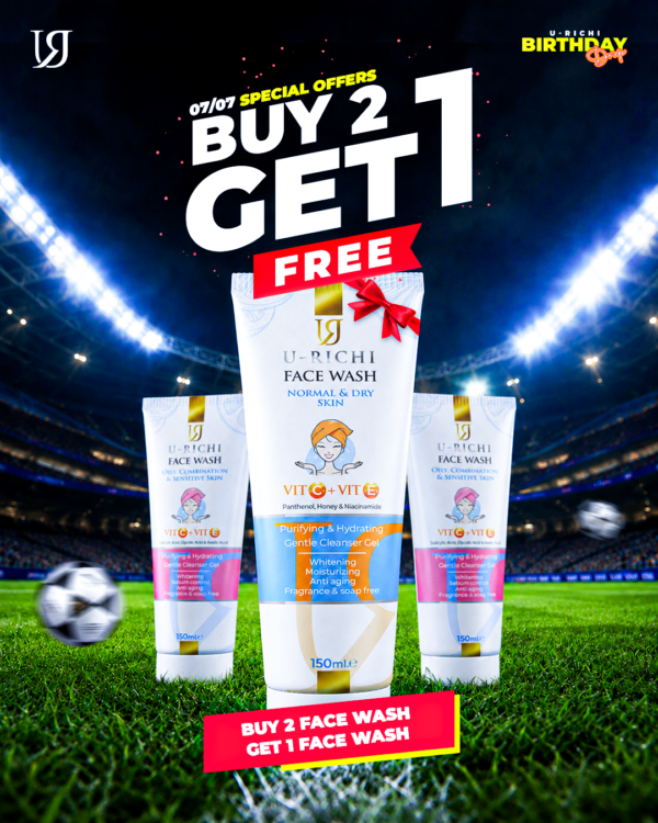 يوريتشي غسول الوجه Buy 2 Get 1