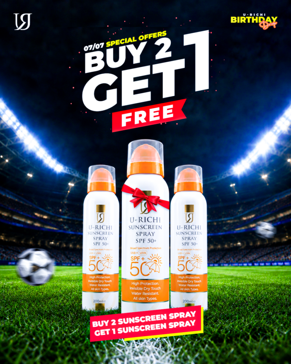 يوريتشي صن سكرين سبراي Buy 2 Get 1